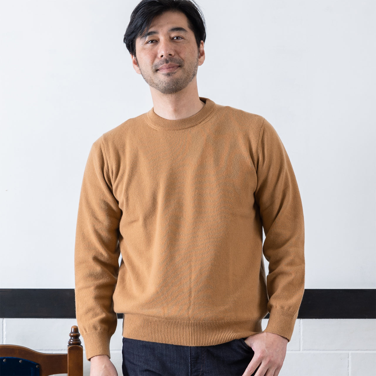 公式ショップ cash&barba キャッシュベイビー text クルーネック