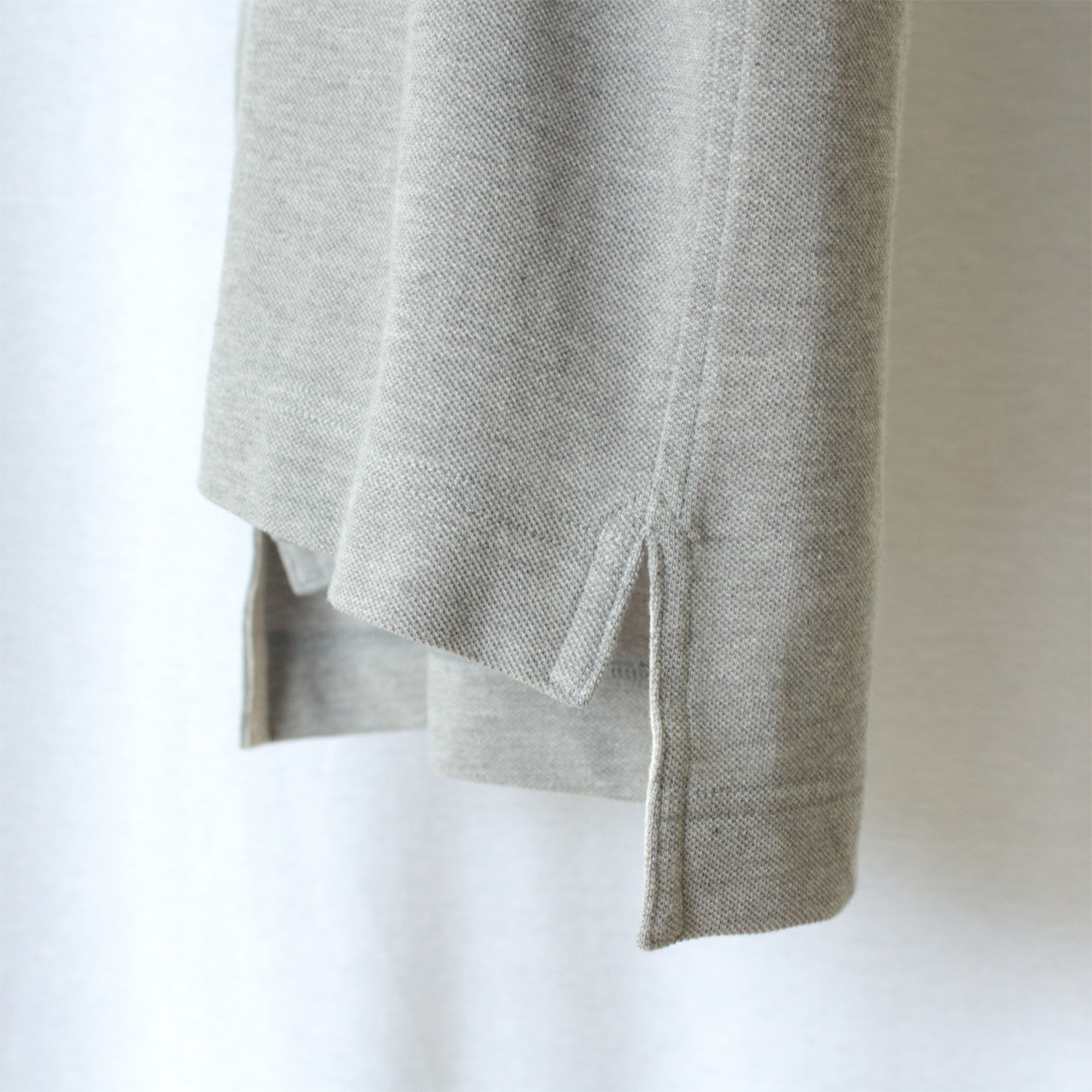 希少性の高いスビンゴールドを使用したメンズ鹿の子ポロシャツ