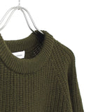 WHOLEGARMENT® Pure Cashmere Raglan Crew Neck Sweater
