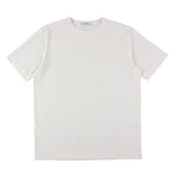 80/3 Three-Ply Suvin Gold Cotton Short Sleeve Shoulder Seam Design T-Shirt