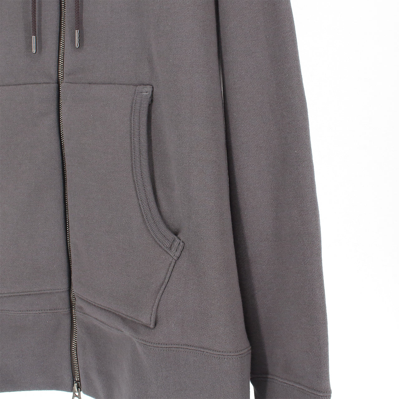 シーアイランドコットン 吊り裏毛 ジップパーカー