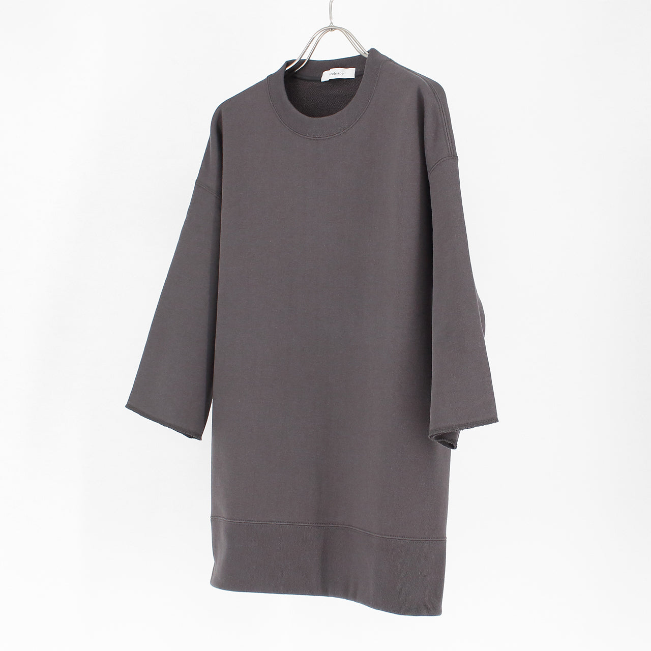 シーアイランドコットン 吊り裏毛 クルーネックスウェット（5分袖）