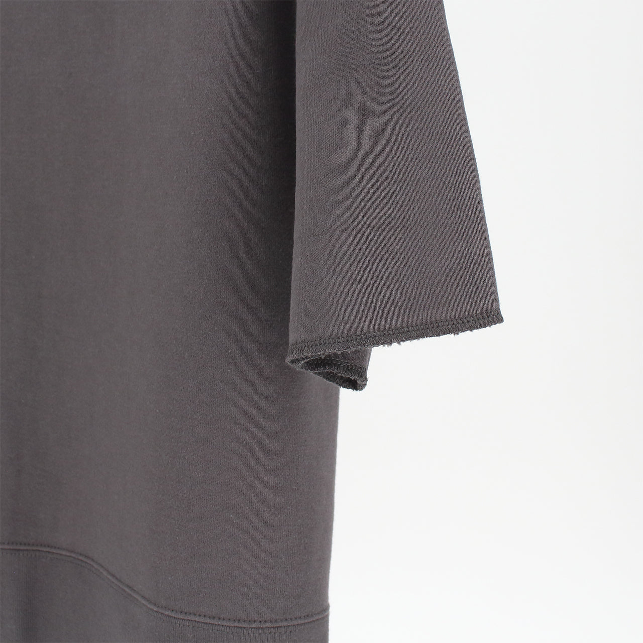 シーアイランドコットン 吊り裏毛 クルーネックスウェット（5分袖）