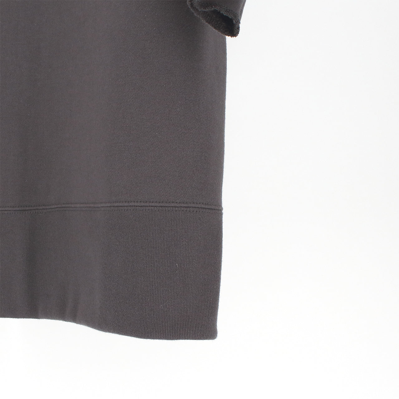 シーアイランドコットン 吊り裏毛 クルーネックスウェット（5分袖）