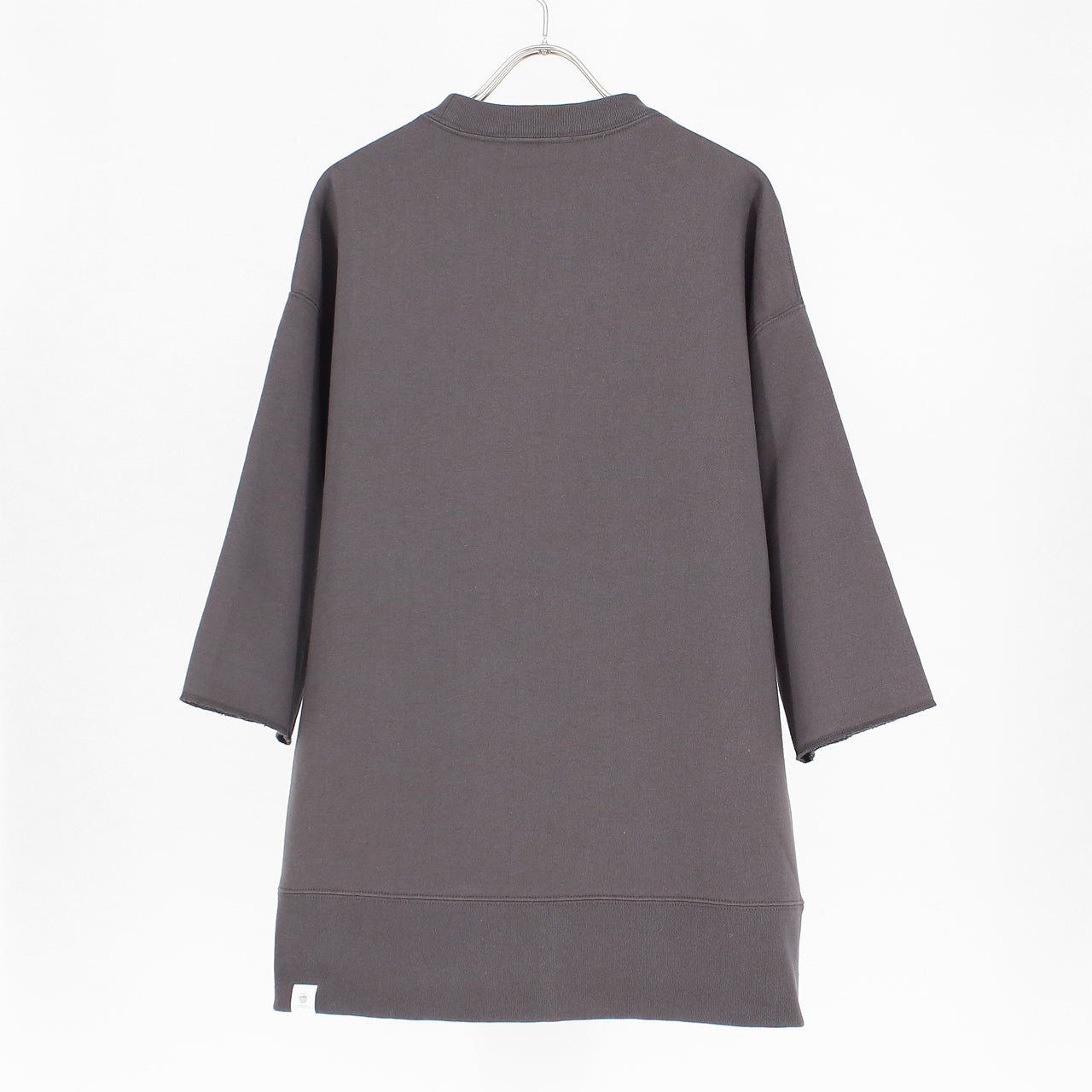 シーアイランドコットン 吊り裏毛 クルーネックスウェット（5分袖）