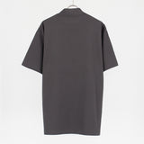 88/2 Interlock Supima Cotton High Back Collar T-Shirt