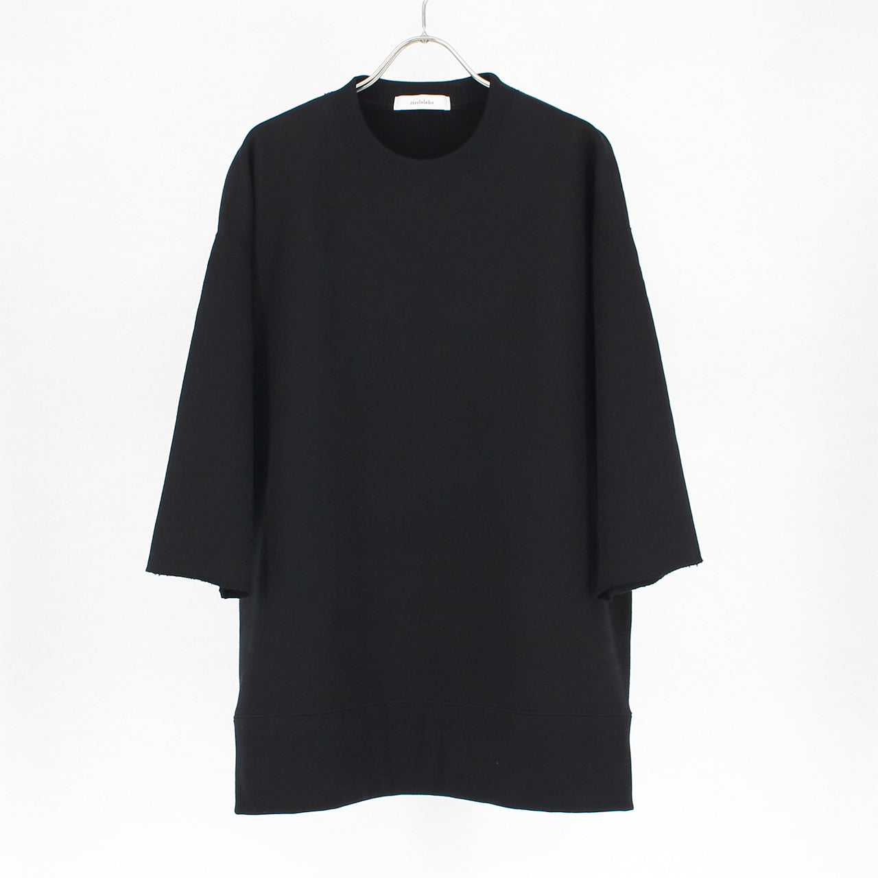 シーアイランドコットン 吊り裏毛 クルーネックスウェット（5分袖）