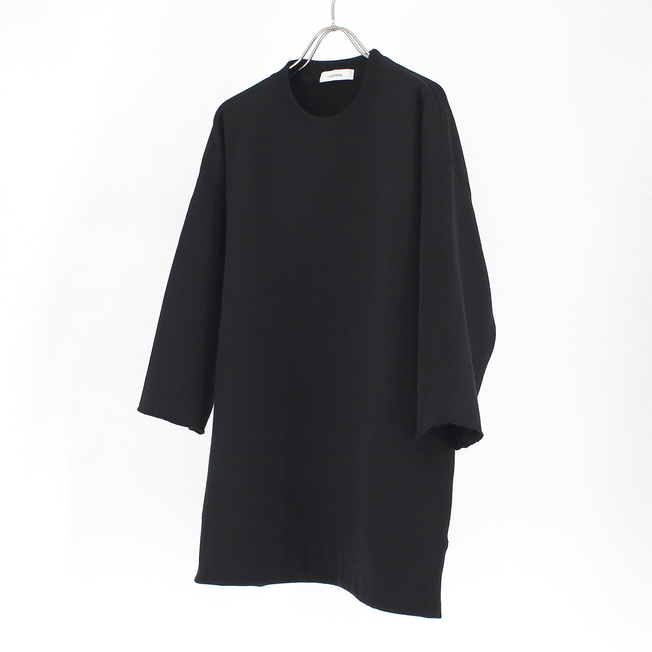 シーアイランドコットン 吊り裏毛 クルーネックスウェット（5分袖）