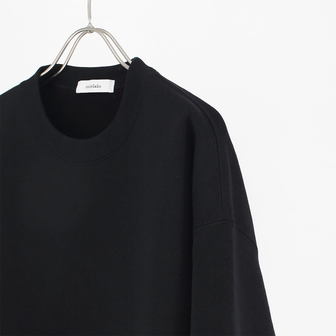 シーアイランドコットン 吊り裏毛 クルーネックスウェット（5分袖）