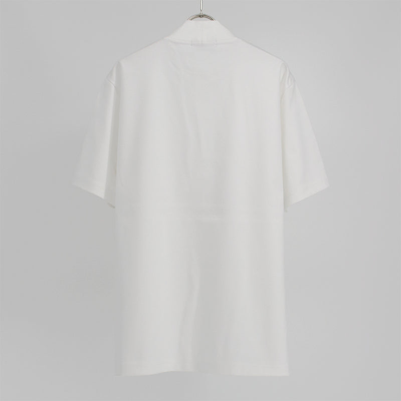 88/2 Double Mercerized Supima Cotton Under Jacket Mock Neck Interlock T-Shirt