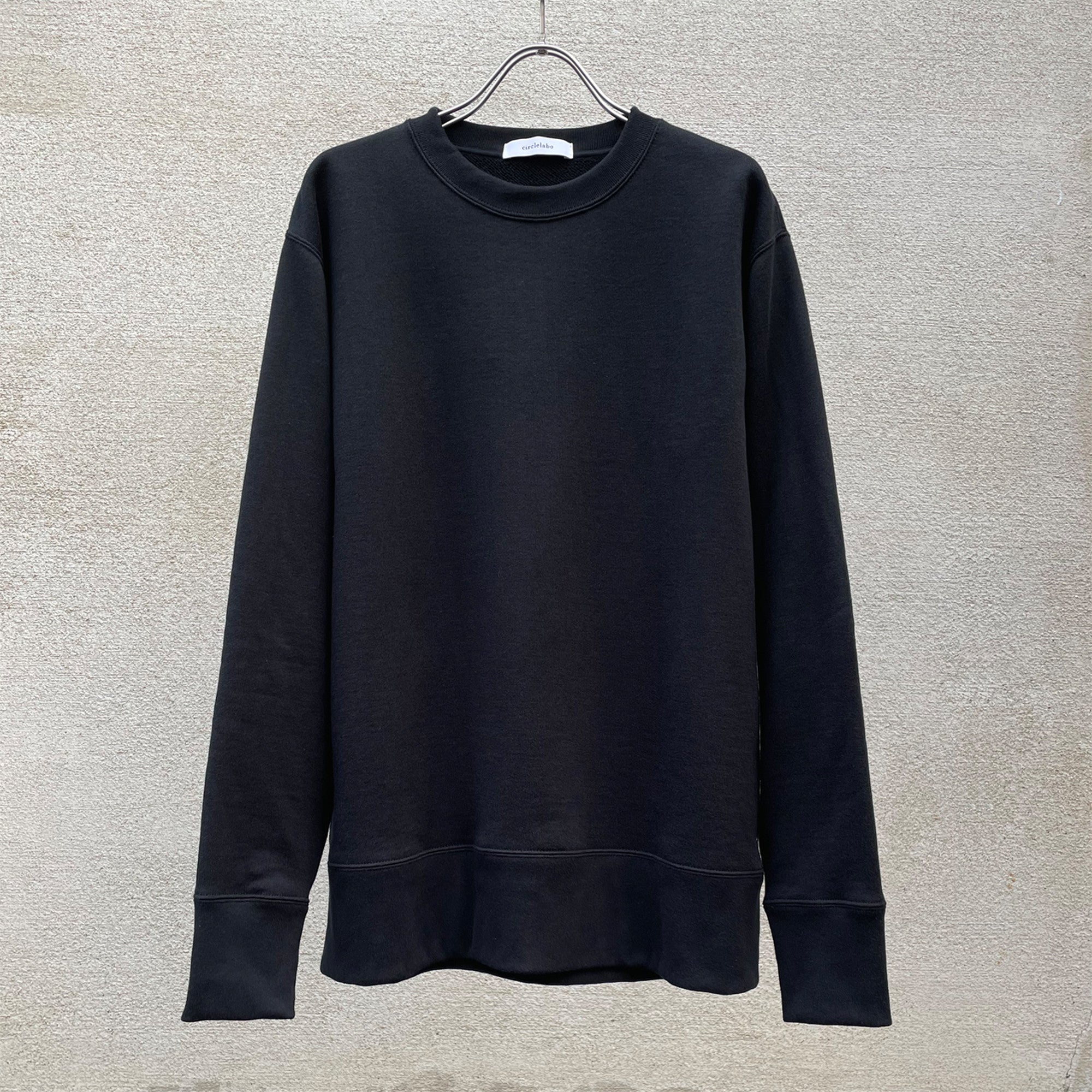 シーアイランドコットンを使用した吊裏毛のクルーネックスウェット