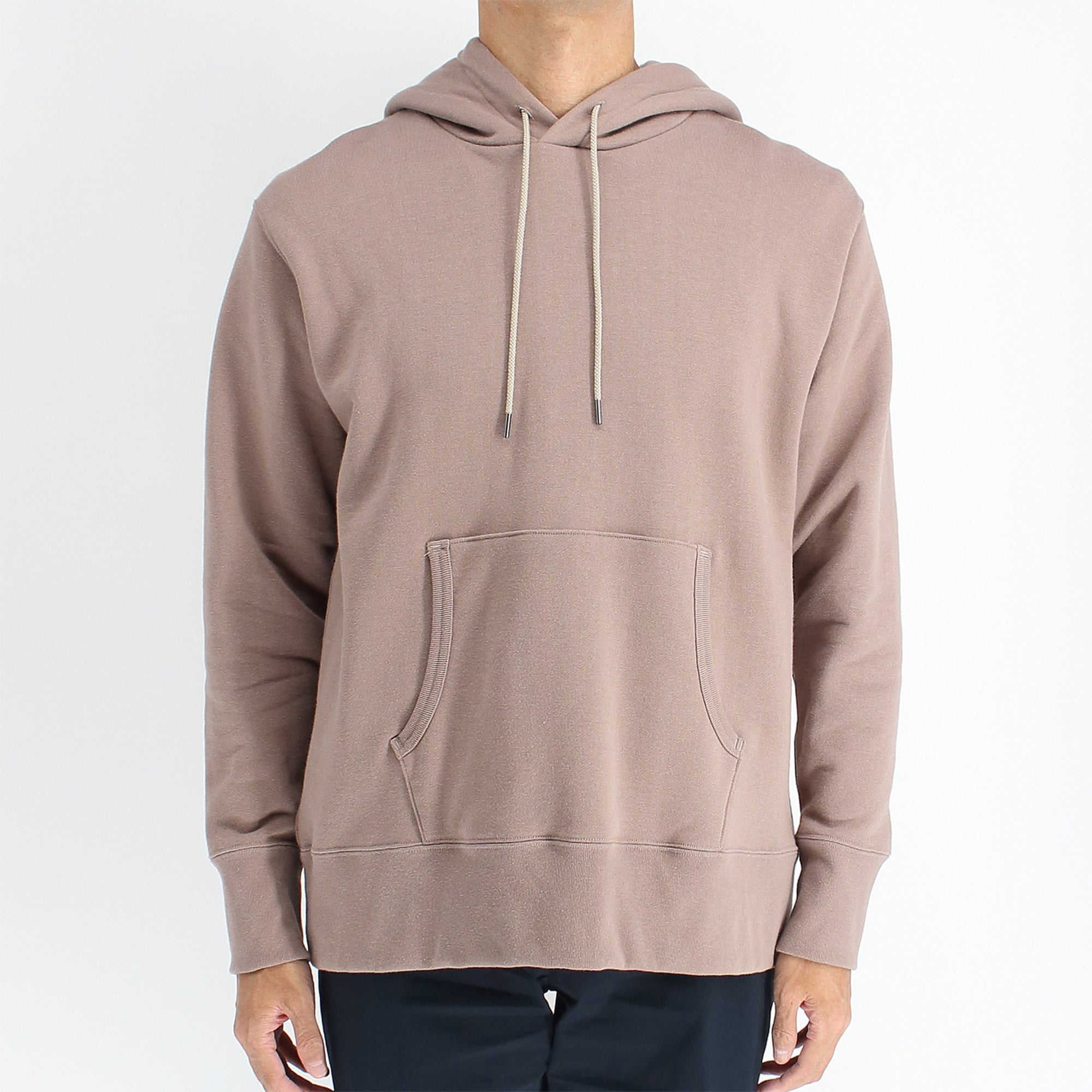 シーアイランドコットンを使用した吊裏毛のフーディーパーカー