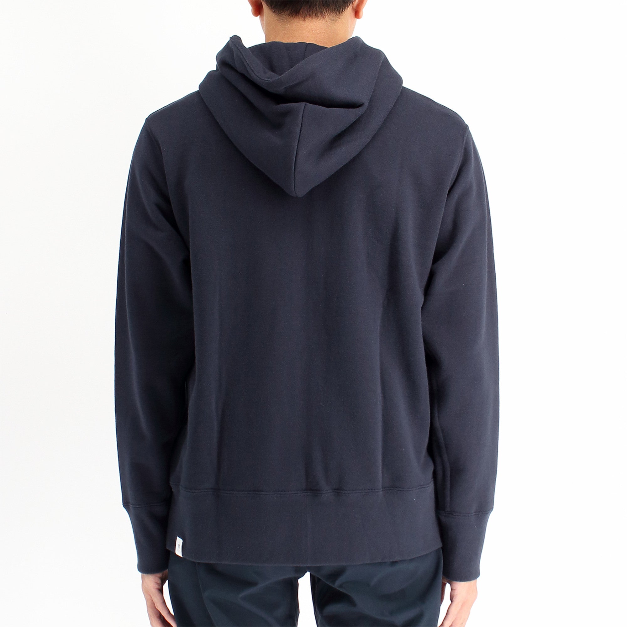 シーアイランドコットンを使用した吊裏毛のジップアップパーカー