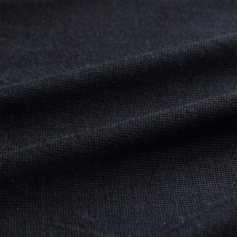 MAYUCA® Washable Silk Short Sleeve Knit Polo Shirt